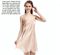Satin Panty Encouragement8891