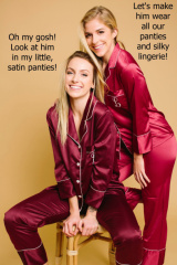 Satin Panty Encouragement12191
