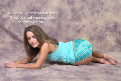 Satin Panty Encouragement13986