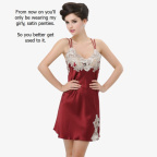 Satin Panty Encouragement17720